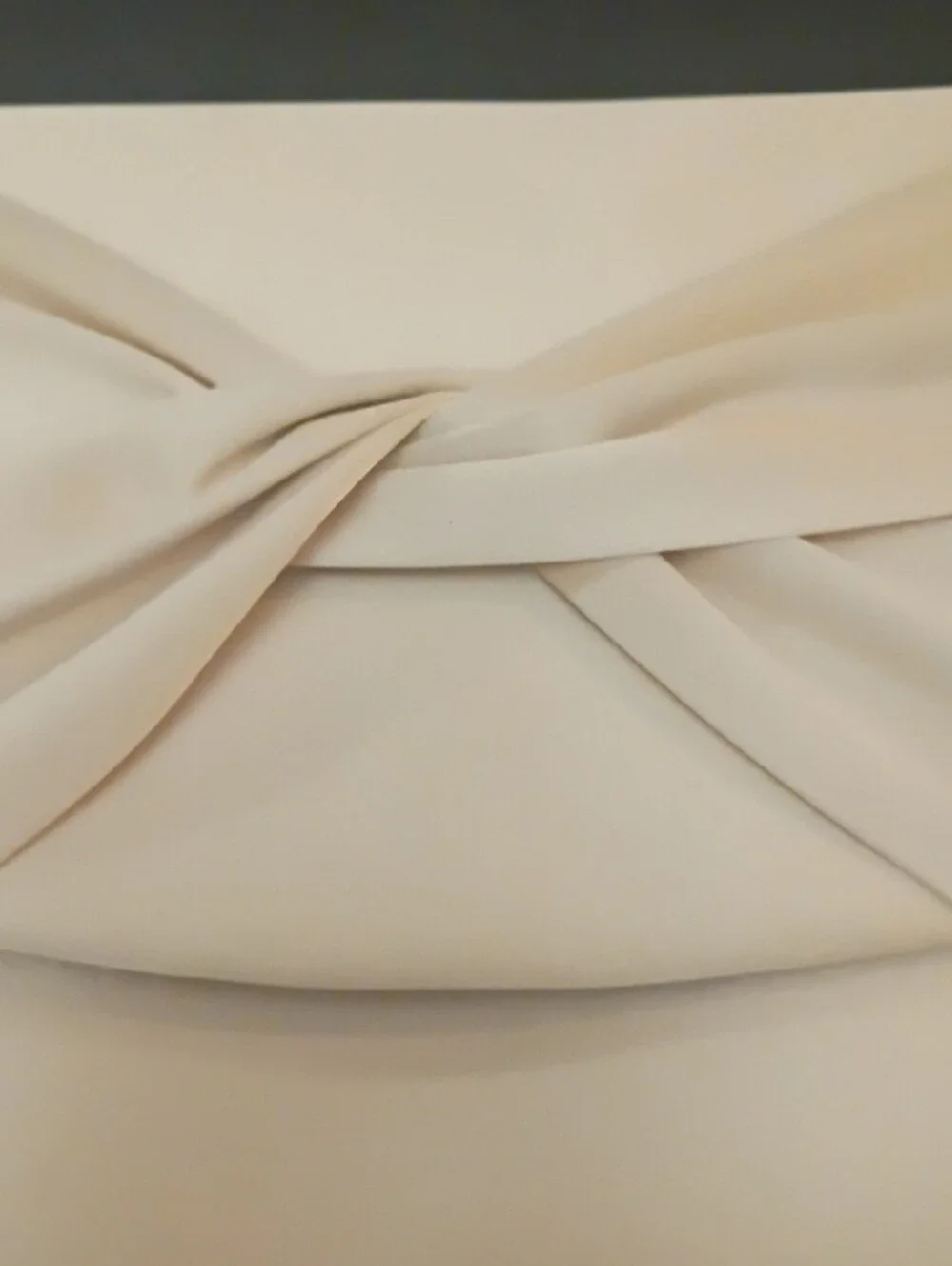 Talbots Pearl Satin Evening Clutch